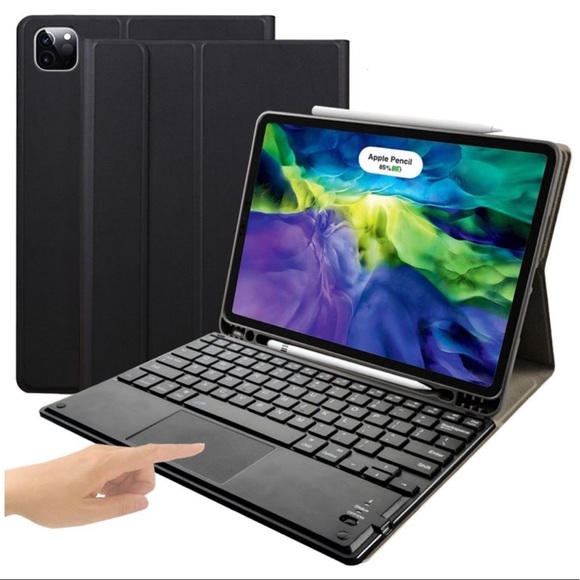 Keyboard Case with Touchpad for iPad Pro 12.9 2021/2020 / 2018 with Screen Prote - Picture 1 of 15